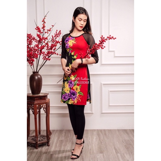 Áo dài cách tân trung niên, áo dài cách tân . cho quý bà