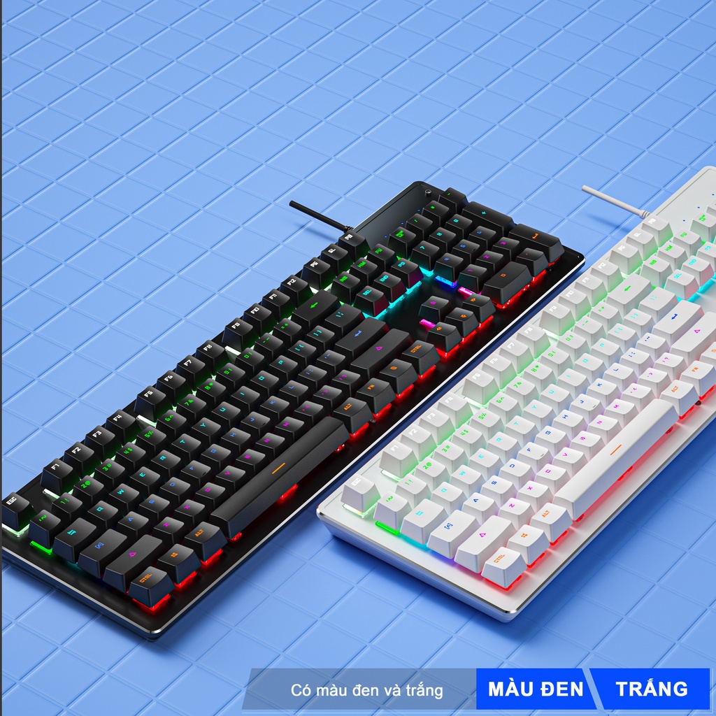 Bàn phím cơ học Leaven K880 Pro GRB đã vận chuyển cùng ngày Bàn phím máy tính