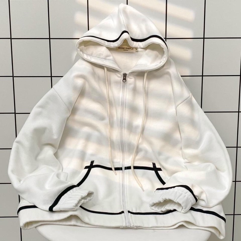 [SIEU SALE]Áo Khoác Hoodie Viền Túi Nữ - [FREESHIP] - Áo nỉ dài tay form rộng dáng suông, thiết kế chạy viền(ảnh thật) | BigBuy360 - bigbuy360.vn