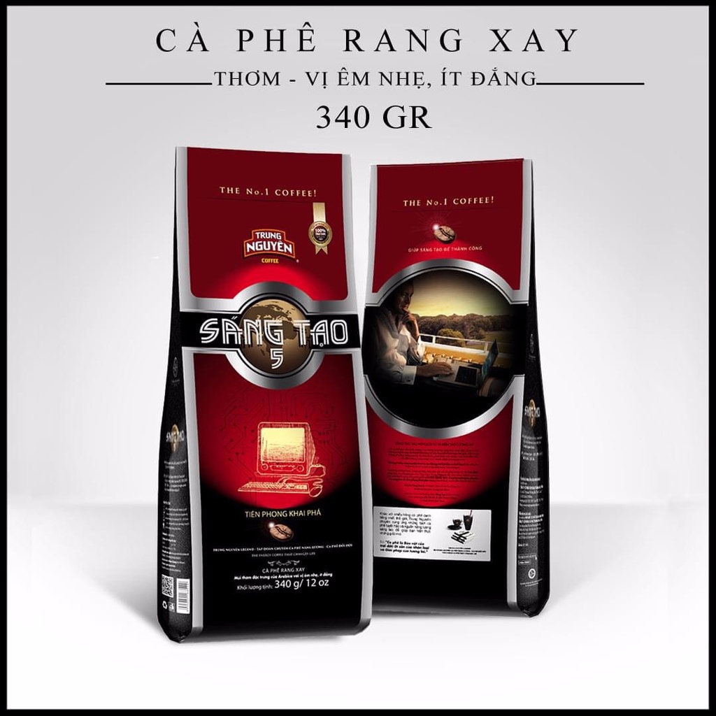 Cà Phê Trung Nguyên Sáng Tạo 1/2/3/4/5 Gói 340Gam - Vietnamese Coffee