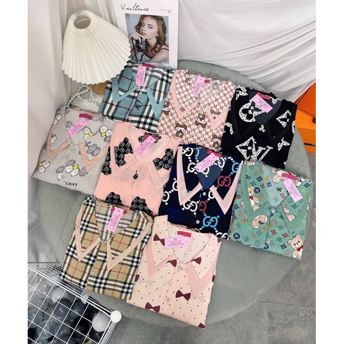 Đồ bộ mặc nhà tay dài, chất mango, mềm mịn, mát, vải mướt | BigBuy360 - bigbuy360.vn