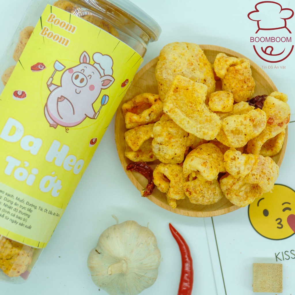 Da heo tỏi ớt ngon loại 1 hũ 160gr - BoomBoom Food | BigBuy360 - bigbuy360.vn