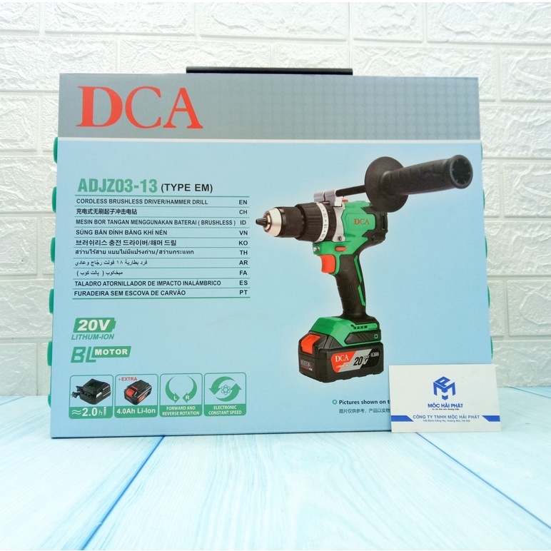 Máy khoan pin 3 chức năng DCA  ADJZ03-13 20V chính hãng