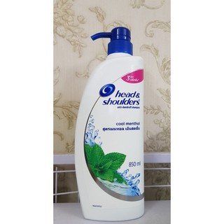 Dầu Gội Head & Shoulder 850ml Thái Lan Mát Lạnh Sạch Gàu