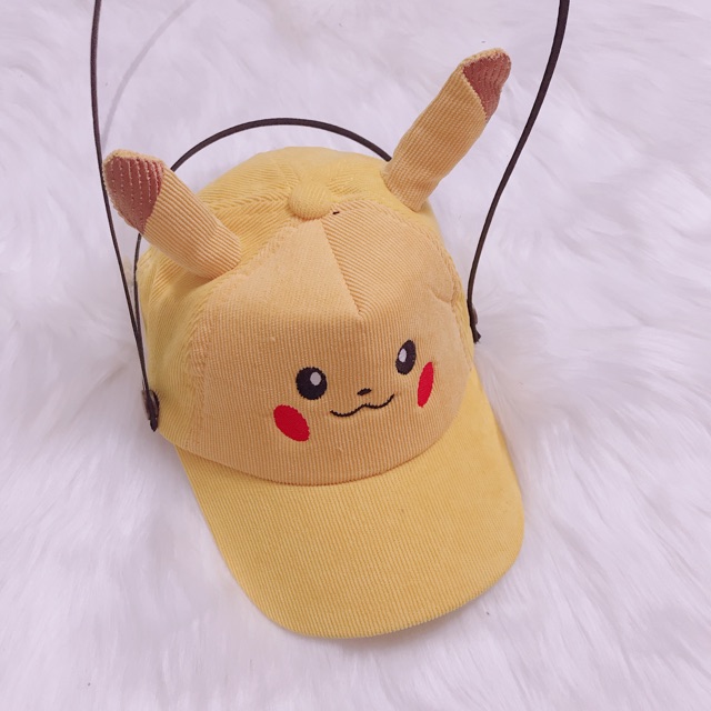 Nón Kết Pikachu Kèm Kính Phòng Hộ Cho Bé (Nhiều Màu)