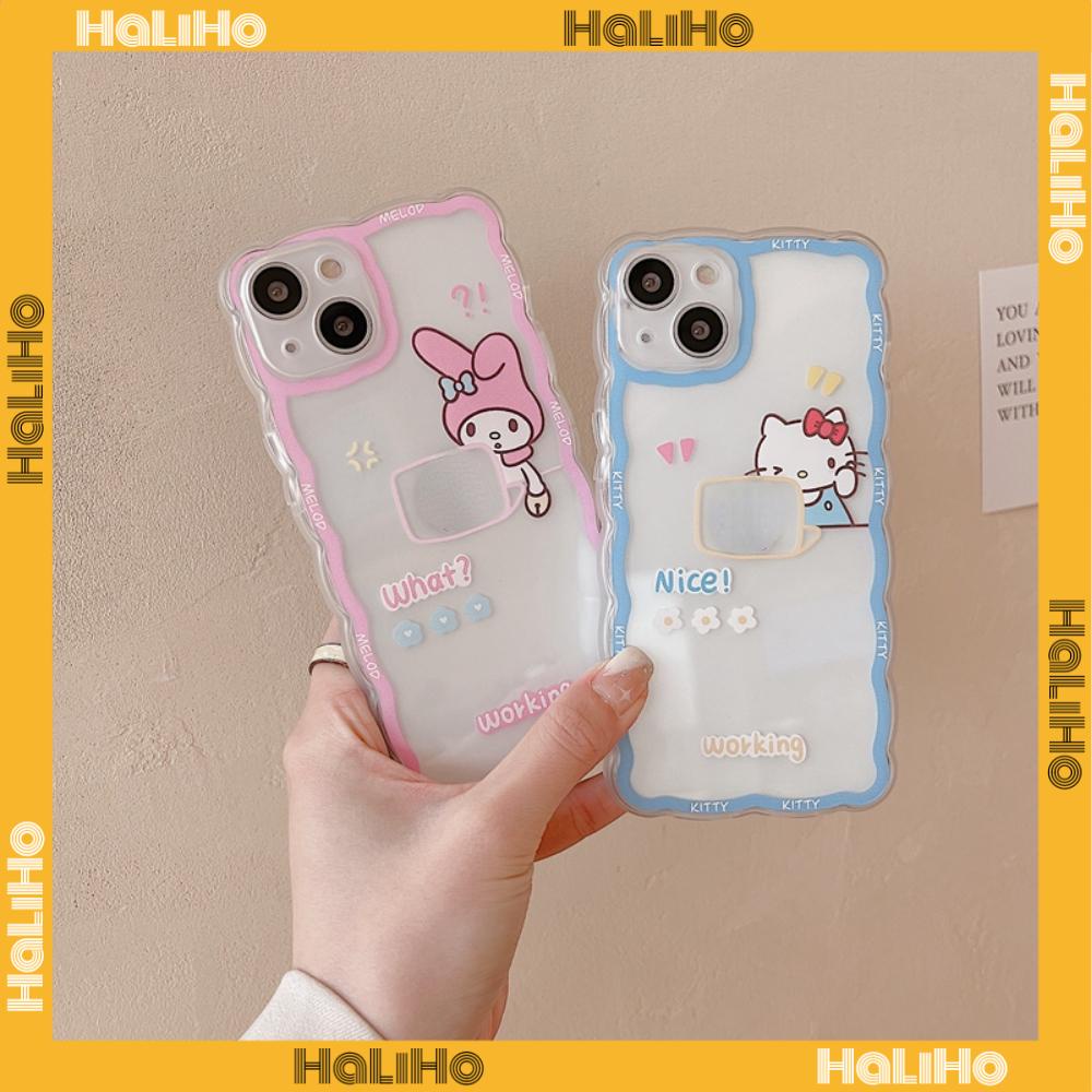 iPhone Case Silicone Soft Case Clear Case Wave Airbag Shockproof Camera Cover Protection Cartoon Cute Compatible For iPhone 11 iPhone 13 Pro Max iPhone 12 Pro Max iPhone 7 Plus xr