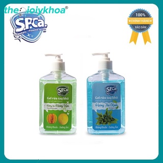 Gel rửa tay khô sát khuẩn Không cần nước SPCA 600ml [Diệt Khuẩn 99.9%]