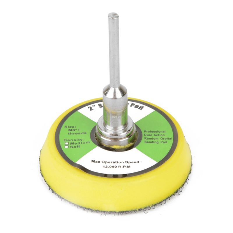 Set 60 đĩa chà nhám 50mm 1/4 Inch + đệm + chuôi tiện dụng