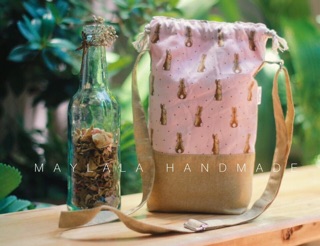TÚI RÚT ĐỰNG CHAI NƯỚC ( nhắn tin để chọn màu)