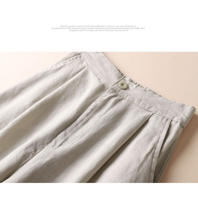 Quần dài ống rộng 98% cotton thời trang thoải mái cho nữ | BigBuy360 - bigbuy360.vn