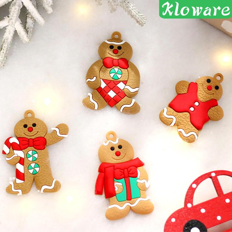 [Kloware] X Búp Bê Bánh Gừng Giáng Sinh Dễ Thương Trang Trí Cây Thông Noel