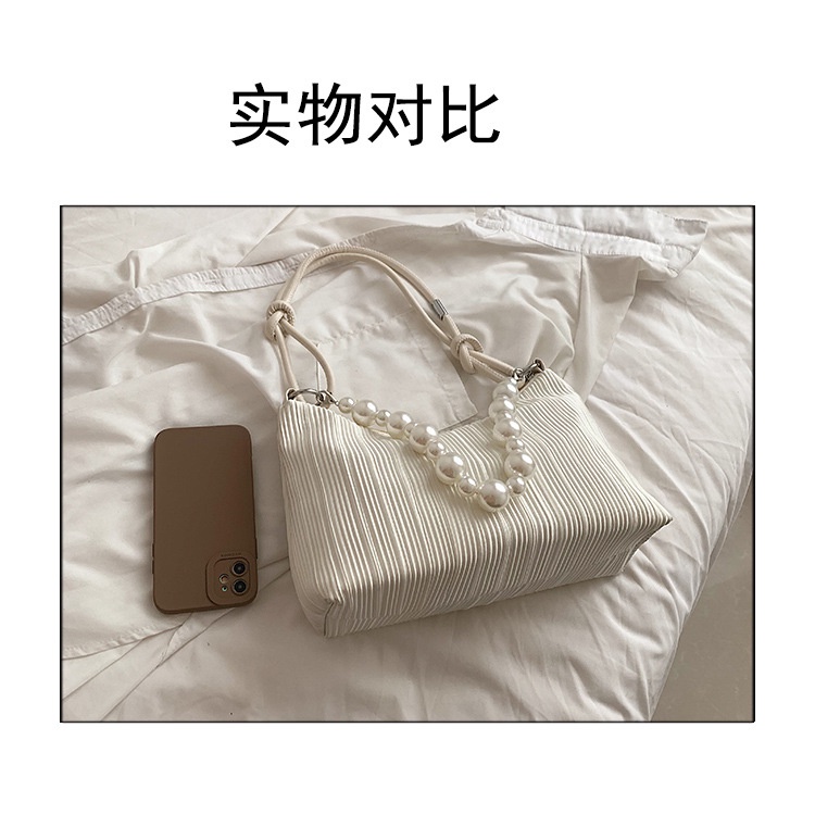 Túi Xách JASMIN NOIR Đeo Chéo Họa Tiết In Đính Ngọc Trai Thời Trang Cho Nữ