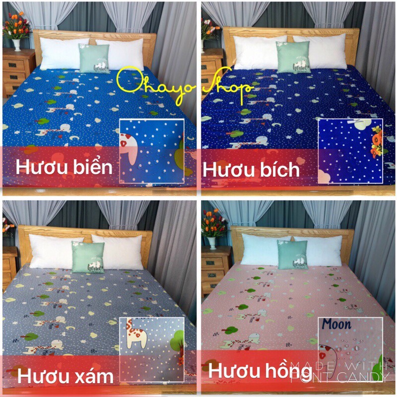 Ga chống thấm❤️FREESHIP❤️drap chống thấm cotton thun phủ nano