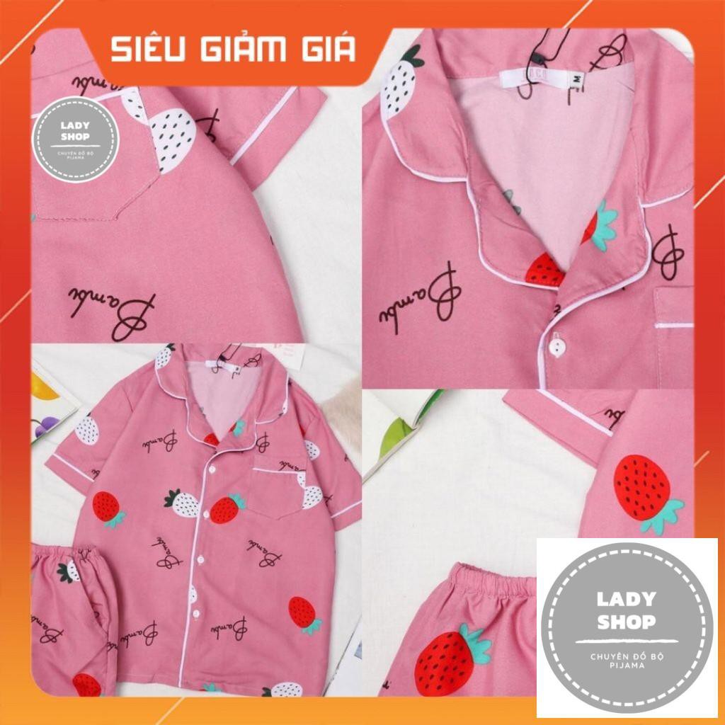 Đồ ngủ pijama đùi cổ sen họa tiết cute dễ thương chất liệu lụa mango cao cấp KOSAVA