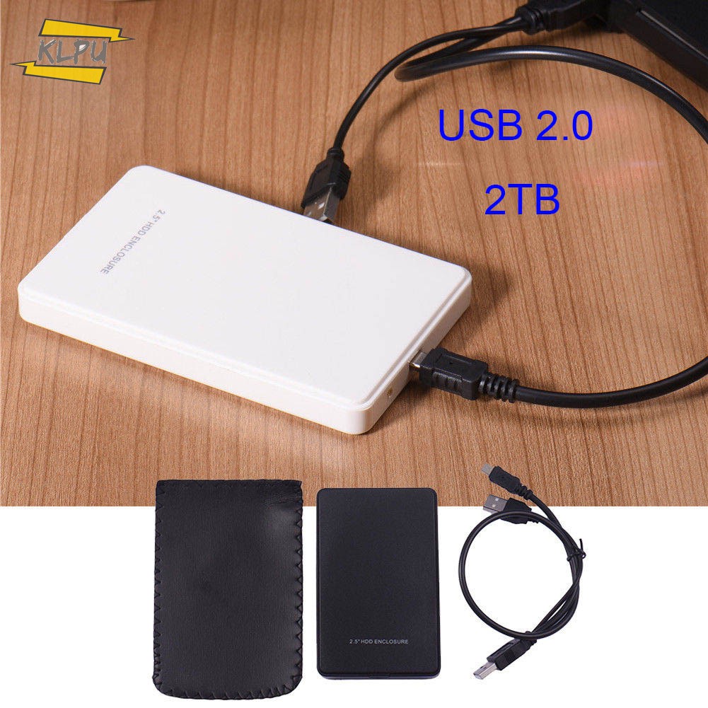 Ổ Cứng Ngoài Ssd 2tb Usb 2.0 Hdd 2.5 Inch Klpu