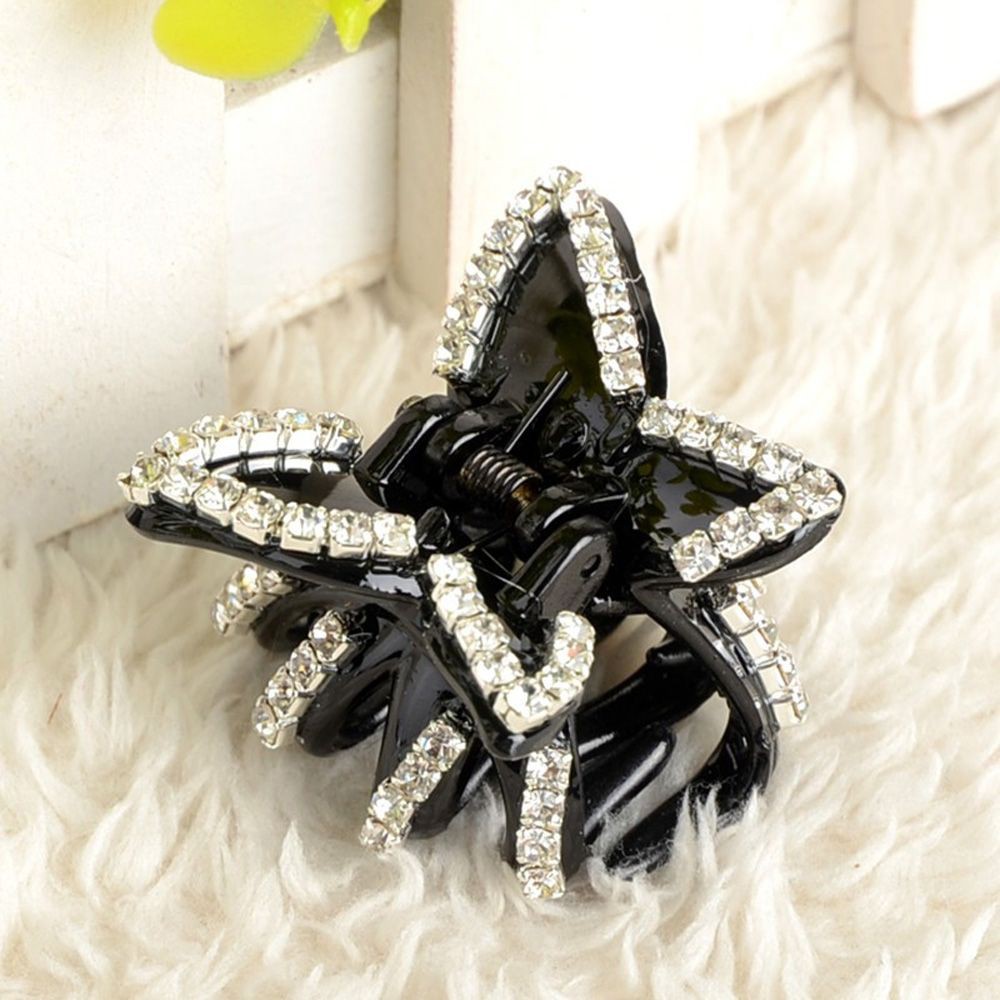 Kẹp Tóc Hình Bướm Đính Đá Thời Trang Cho Nữ