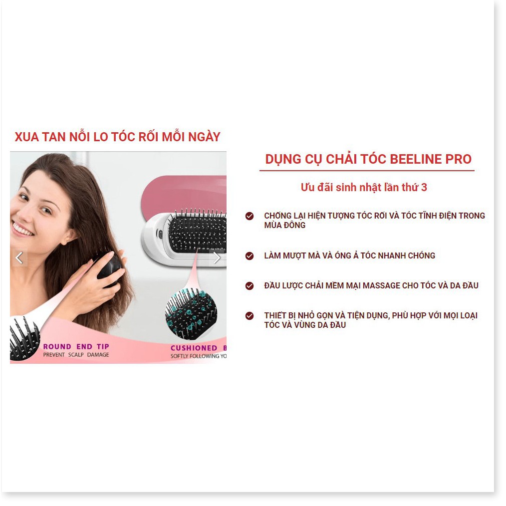 DỤNG CỤ CHẢI TÓC BEELINE PRO - Gia Dụng SG