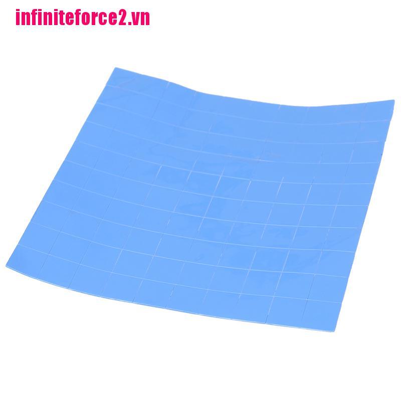 (Force) Bộ 100 Miếng Tản Nhiệt Silicone 10x10 X 0.5mm