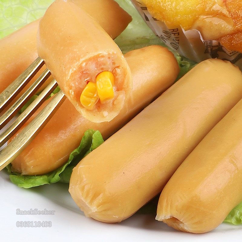 Xúc xích Ngô ăn liền Đài Loan-bữa sáng tiện lợi cho cả nhà - 1 gói 25g - SNACK SEEKER_ĐỒ ĂN VẶT NGON NGON
