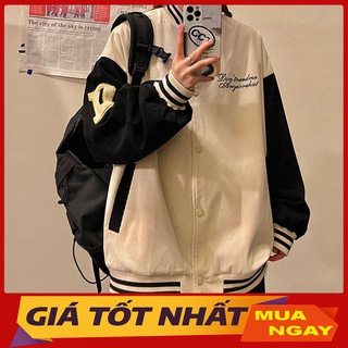 Áo khoác bomber phối màu 2 lớp hàng quảng châu m517