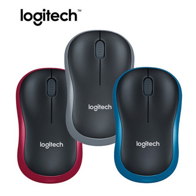 Chuột Không Dây Logitech M185 Chính Hãng - Có Công Tắc On/Off - Tặng Kèm Pin - Bảo hành 12 tháng