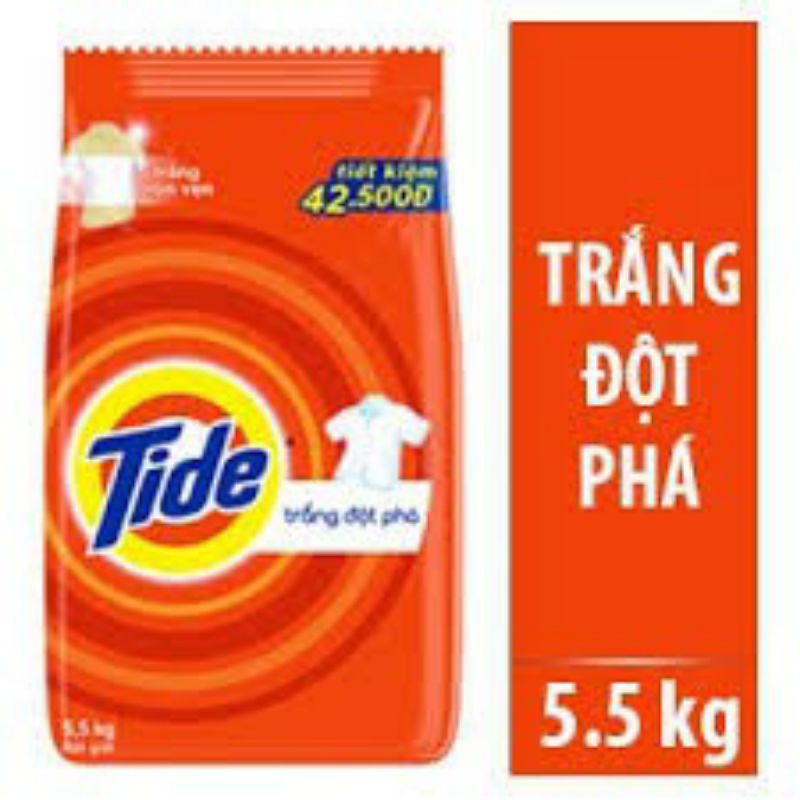 Bột giặt Tide 5,5kg Trắng Đột Phá