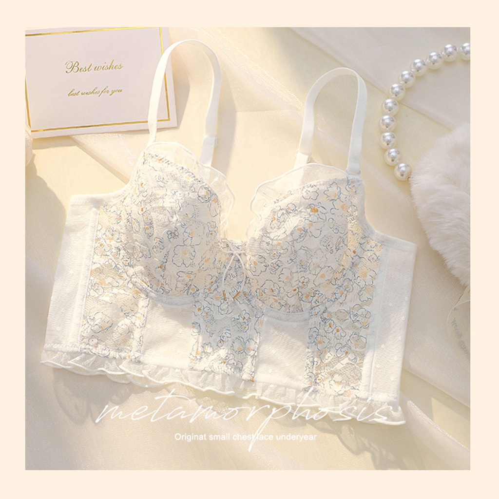 Áo Ngực Ren Siêu Mỏng Cỡ Lớn Chống Chảy Xệ Tùy Chỉnh Thời Trang Mùa Hè Cho Nữ