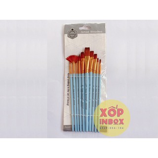 Bộ cọ vẽ tranh đa năng Keepsmiling 10pcs