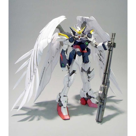 Mô hình giấy 3D Mô hình nhân vật Gumdam XXXG-00W0 Wing Ze ro Custom V1