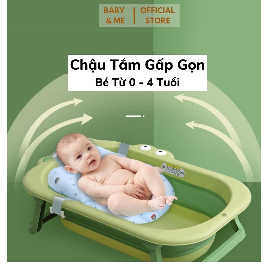 Chậu tắm gấp gọn cao cấp, tiện lợi cho bé từ 0-4 tuổi Baby And Me