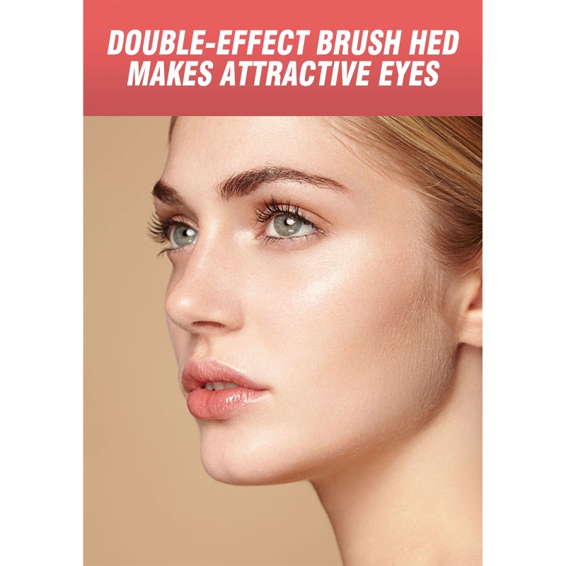 Mascara YOUYO Sợi Tơ 4D 2 Trong 1 Làm Dài Và Dày Mi Tự Nhiên