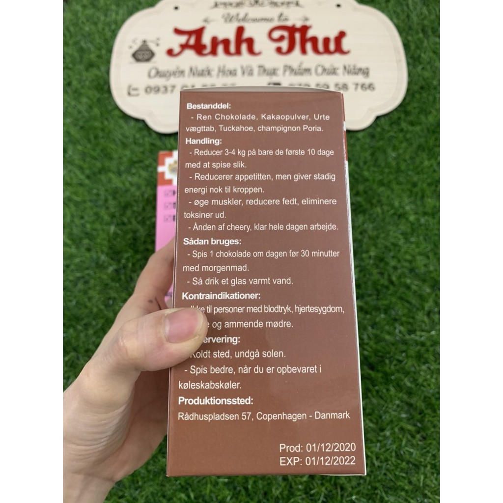 kẹo Socola Đan Mạch Chokolade Vægttab chính hãng