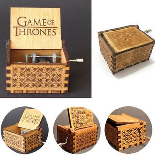 Hộp nhạc gỗ - GameofThrones - Nâu gỗ