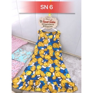 [ẢNH THẬT-GIÁ SỐC -3 MÀU]Váy/đầm lanh lụa suông mặc nhà cho nữ 47-72kg