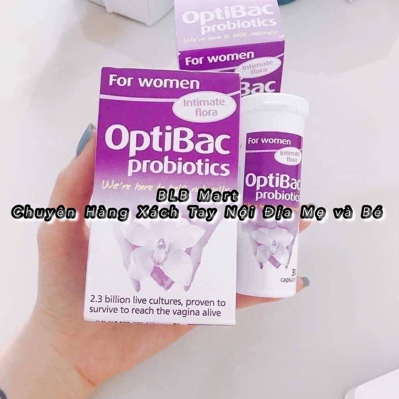 Viên Uống Optibac Tím - BlB mart