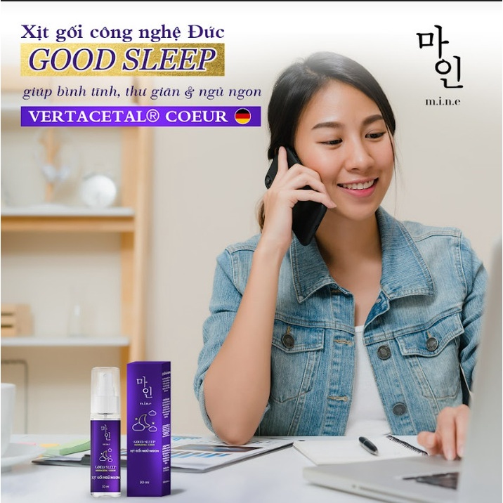 Xịt gối ngủ ngon Mine Good Sleep