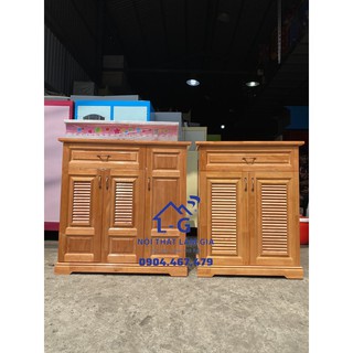 Tủ đựng giày gỗ thông ngang 80 - tủ giày giá rẻ