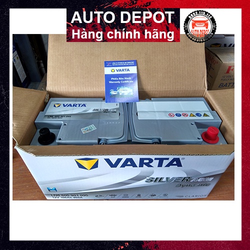 Ắc quy Varta Ssilver AGM LN6 12V105AH chính hãng cho xe ô tô Mercedes BMW Audi Porsche Land Rover