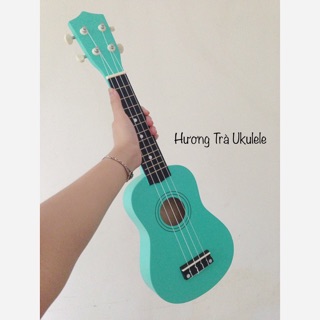 Bộ đàn ukulele soprano màu trơn size 21 (gồm đàn, bao da, capo, dây dự phòng, pick gảy và voucher giảm giá)