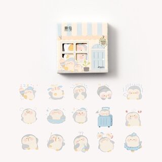 Bộ Sticker 45 miếng động vật trang trí cực xinh