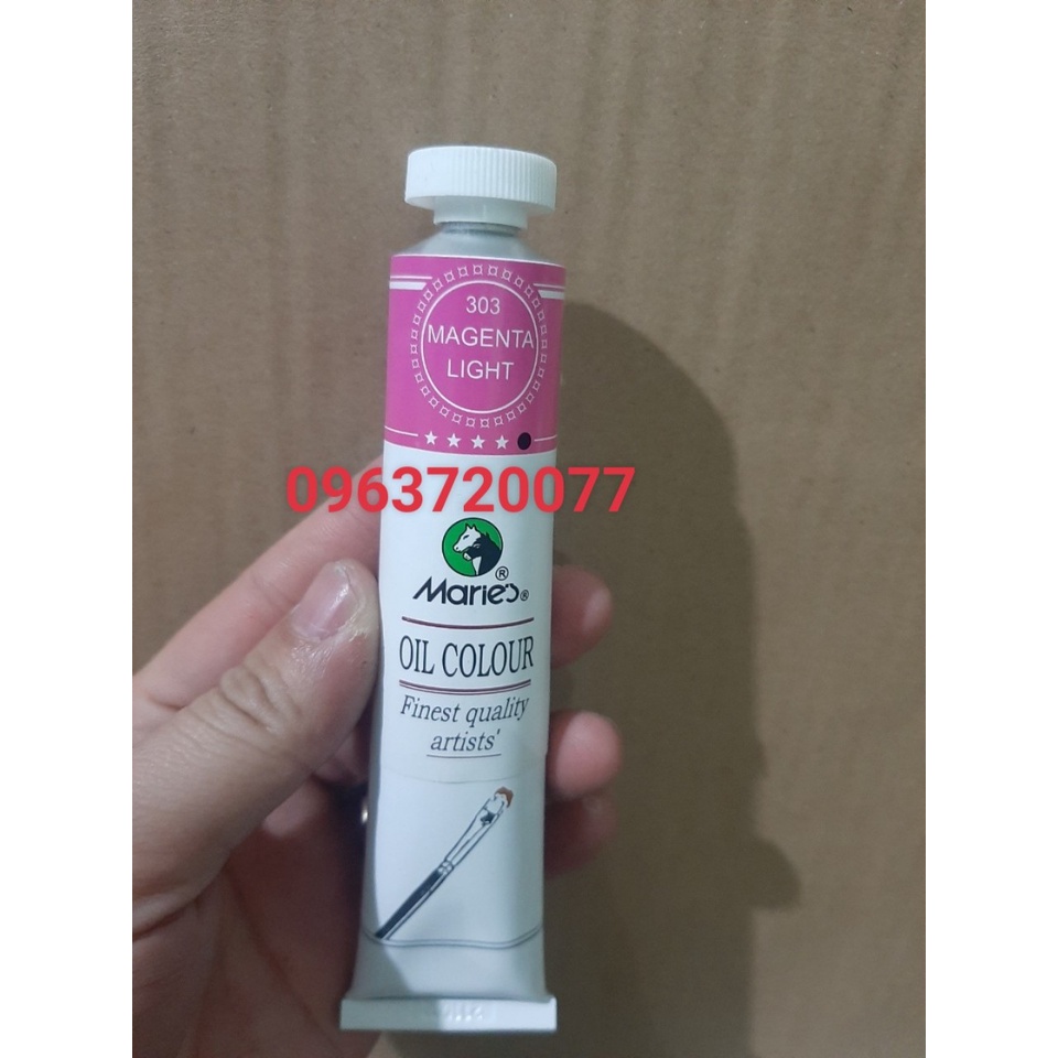 Combo đầy đủ 20 tuýp sơn dầu Maries loại 50ml ( đầy đủ các màu cơ bản)