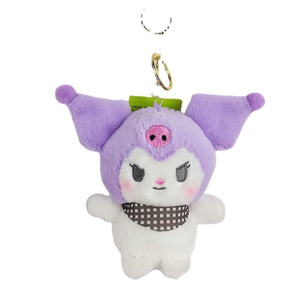 Móc Khóa Hình Thỏ Nhồi Bông Kuromi KT Cinnamoroll Đáng Yêu