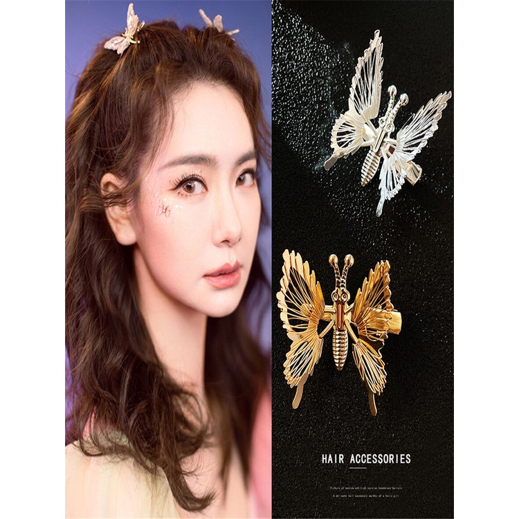 Kẹp Tóc Hình Bướm Chuyển Động Thời Trang Xuân Hè Cho Nữ