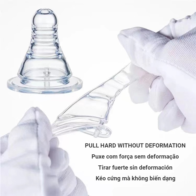 Núm Ti Giả Bằng Silicone Tiêu Chuẩn Chống Mài Mòn Chống Cắn Dành Cho Bé