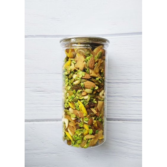 Granola Ăn Kiêng Nhiều Hạt Quả Sấy Dinh Dưỡng _ Vị Trà Xanh  hộp 500g