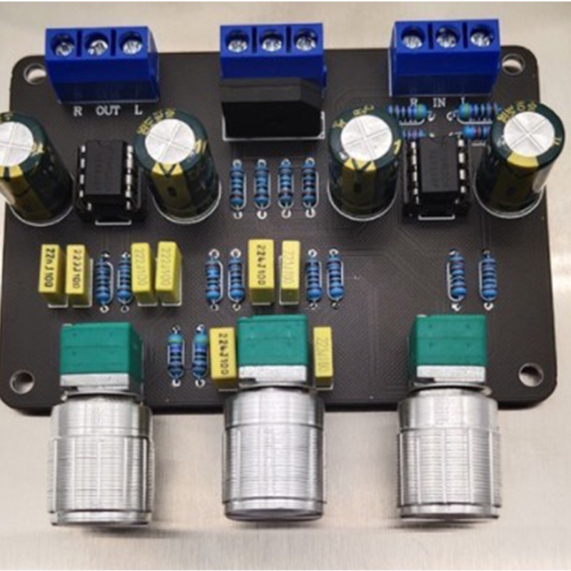 Dual NE5532 Tone Stereo Preamplifier Board Audio HiFi Amprifier Equalizer Preamp Treble Bass Tone Control Pre Amplifier