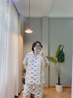 [ ẢNH THẬT ] BỘ ĐỒ PIJAMA DÀI CHẤT THÔ XỊN