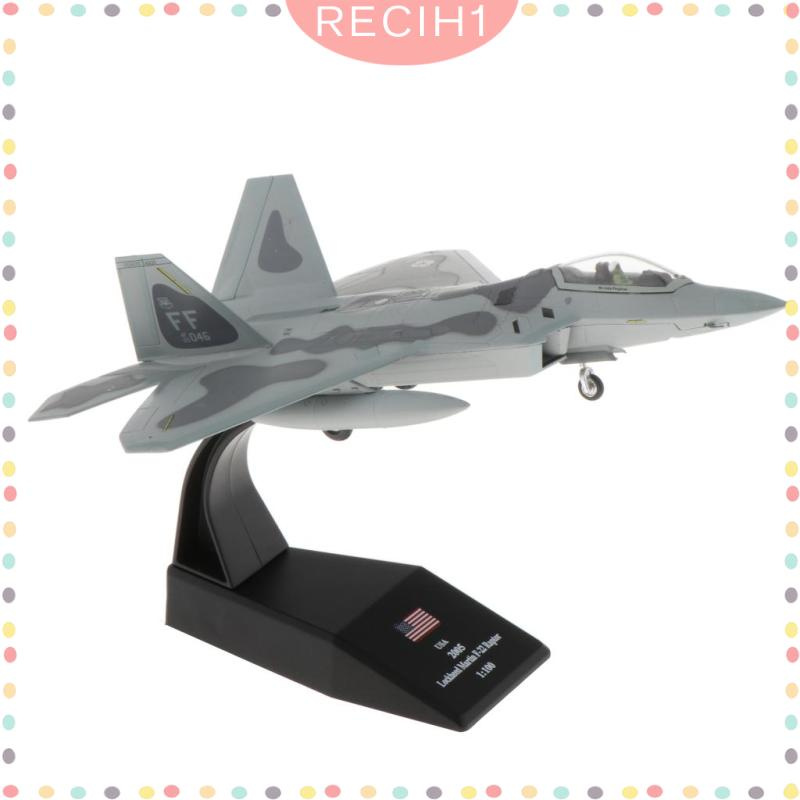 Mô Hình Máy Bay Chiến Đấu Mỹ F-22 Tỉ Lệ 1 / 100