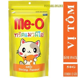 Thức ăn Mèo ME-O hương vị Tôm 50g - CHÍNH HÃNG