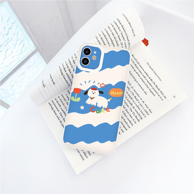 Ốp lưng iphone 13 chú chó Haha cutecho iphone 6/6plus/6s/6splus/7/7plus/8/8plus/x/xr/xs/11/12/13/pro/max/plus